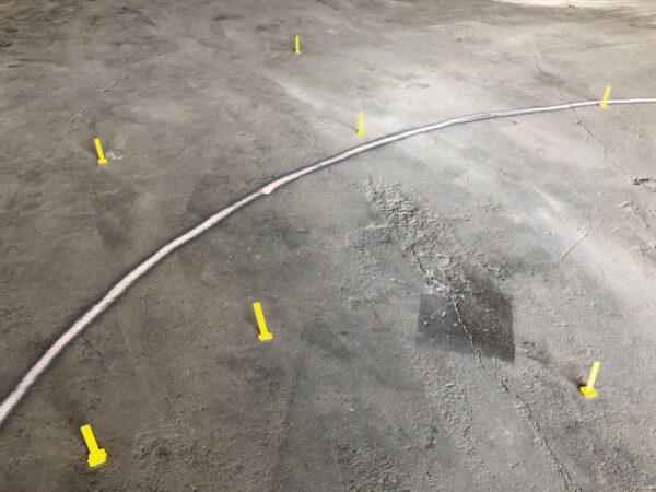 Demo photo - Treadstone® Leveling Pins for Leveling Pours