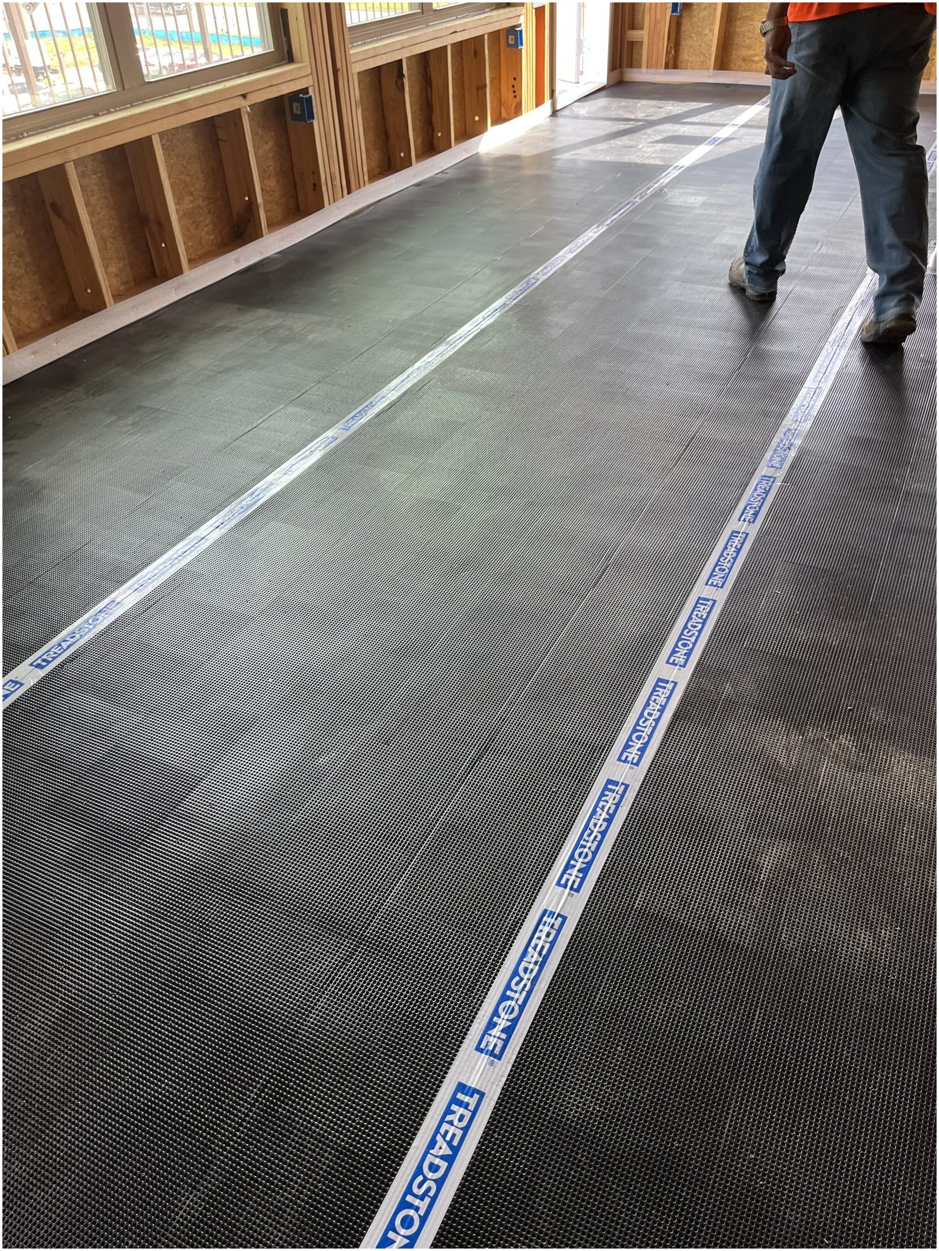 Treadstone Elite sound mat acoustic mat installation photo