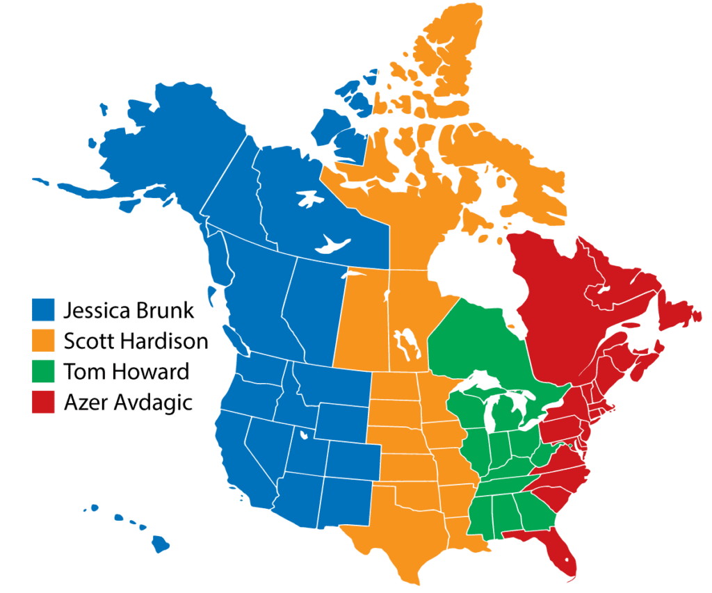 Formulated Materials Regional Map