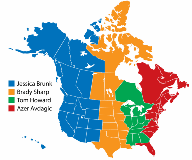 Formulated Materials Regional Map
