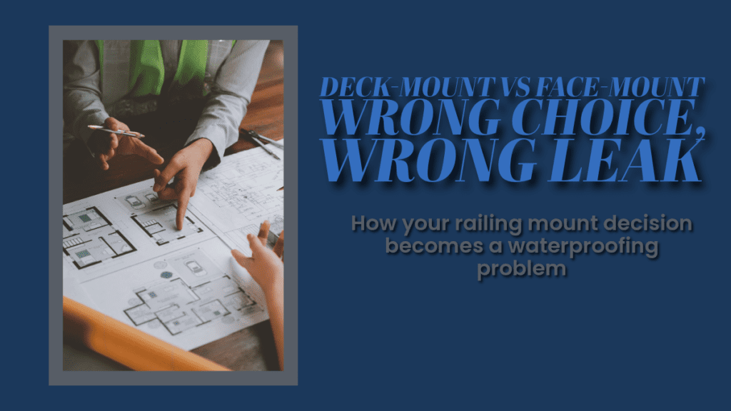 Deck Mount vs Face Mount Deck Mount vs Face Mount