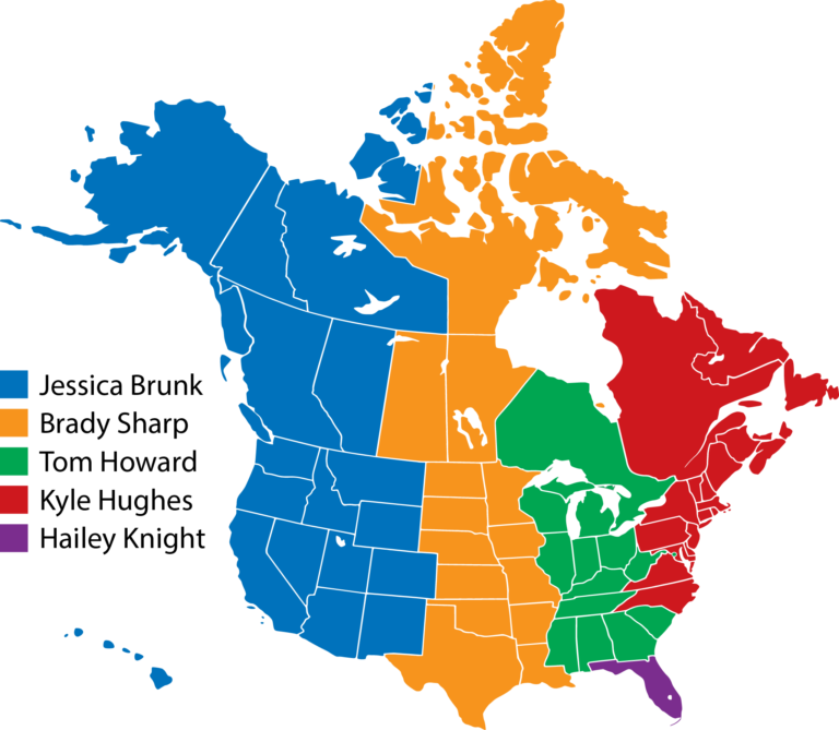 Formulated Materials Regional Map